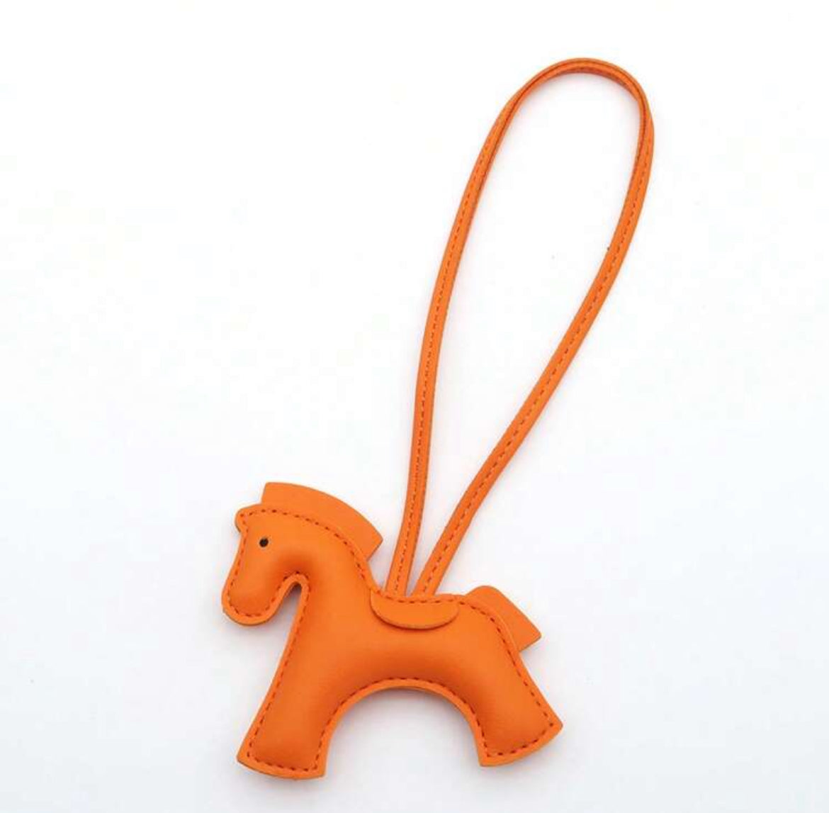 Nøkkelring Hest orange