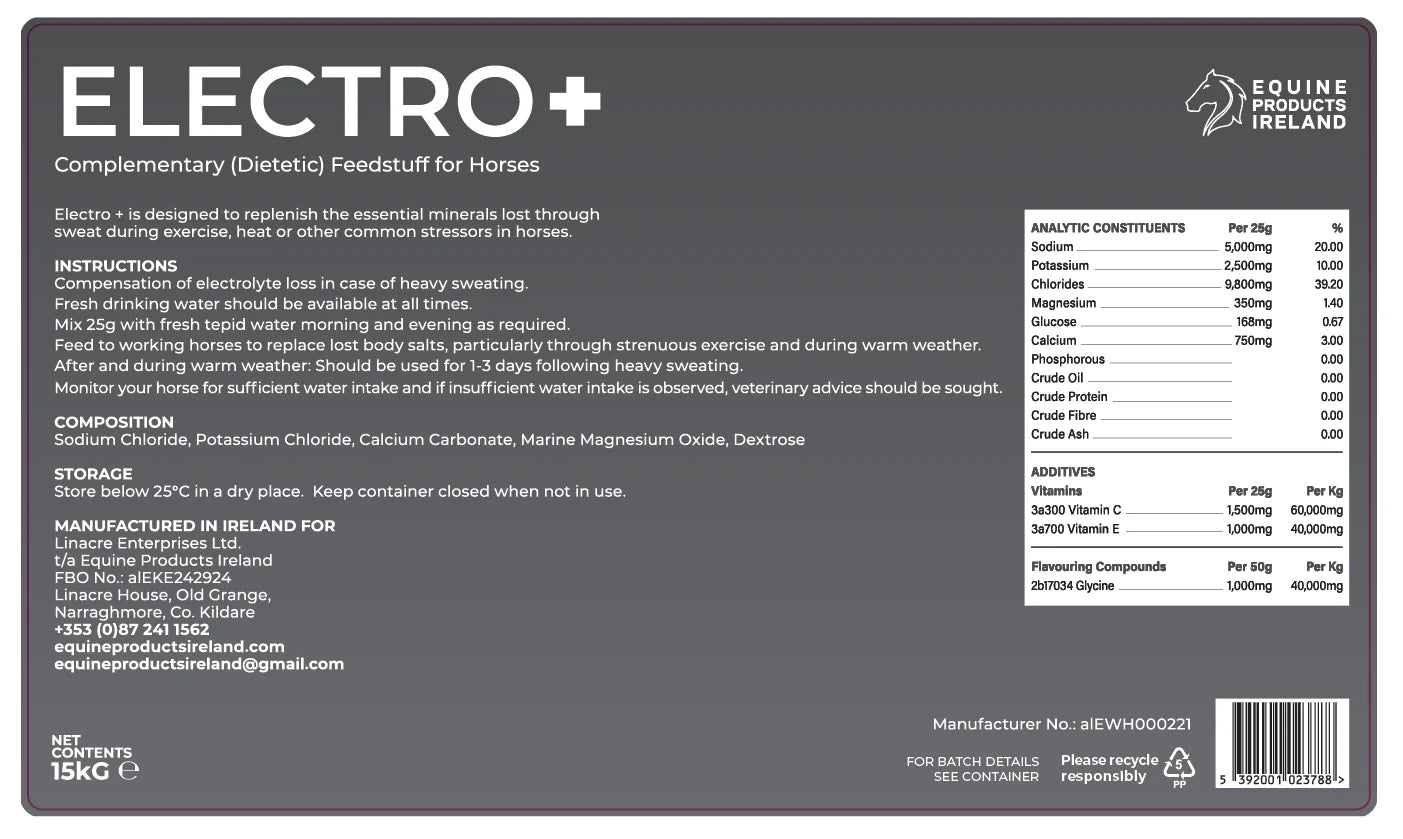 Elektrolytter - Equine Products Ireland