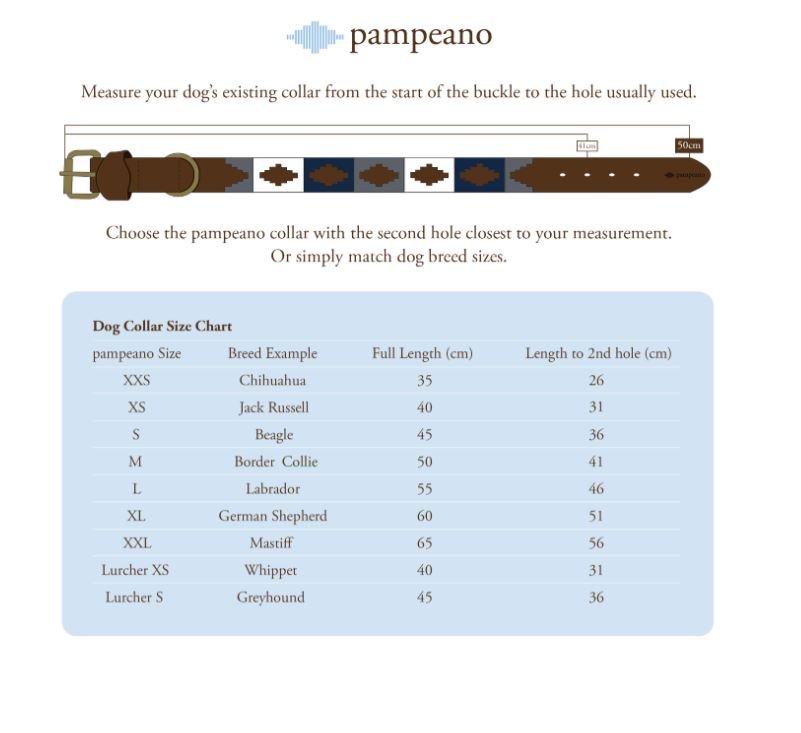 Pampeano Hundehalsbånd Roca
