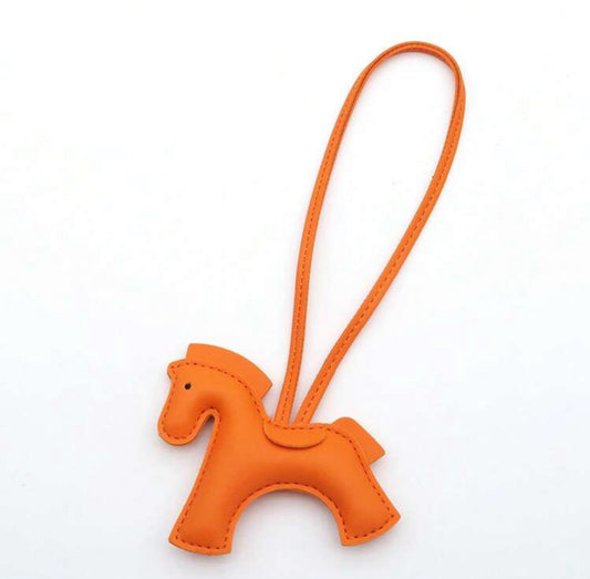 Nøkkelring Hest orange