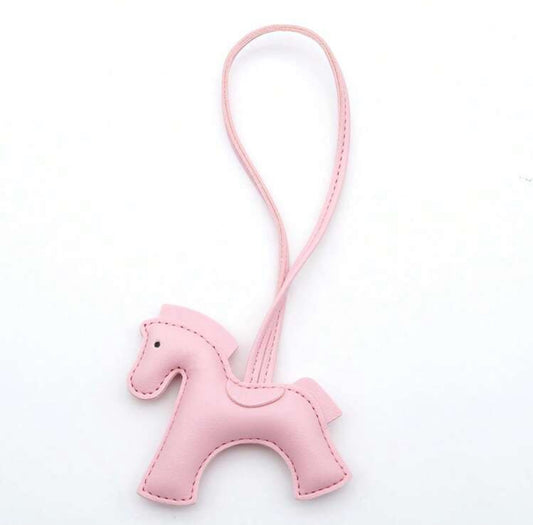 Nøkkelring Hest rosa